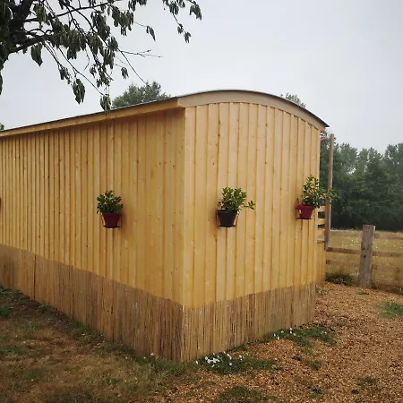 Roulotte De La Basse Biguerie Proche Zoo De La Fleche Campingplads Saint-Jean-de-la-Motte