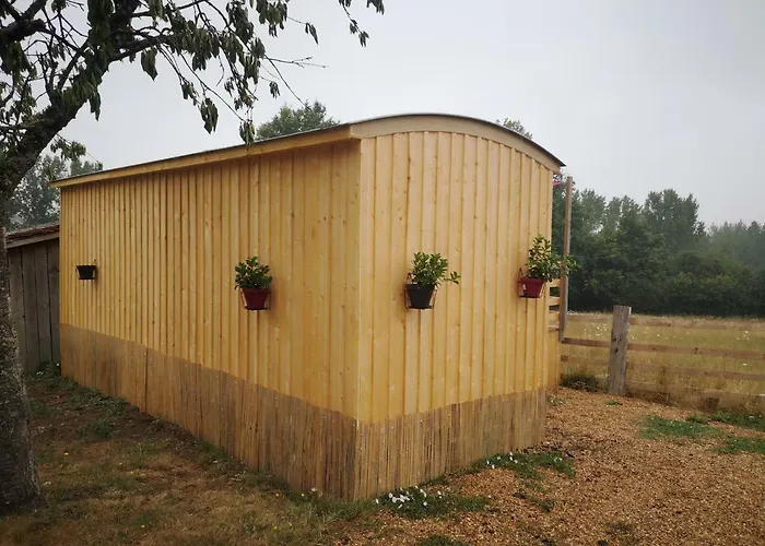 Roulotte De La Basse Biguerie Proche Zoo De La Fleche Campingplads Saint-Jean-de-la-Motte